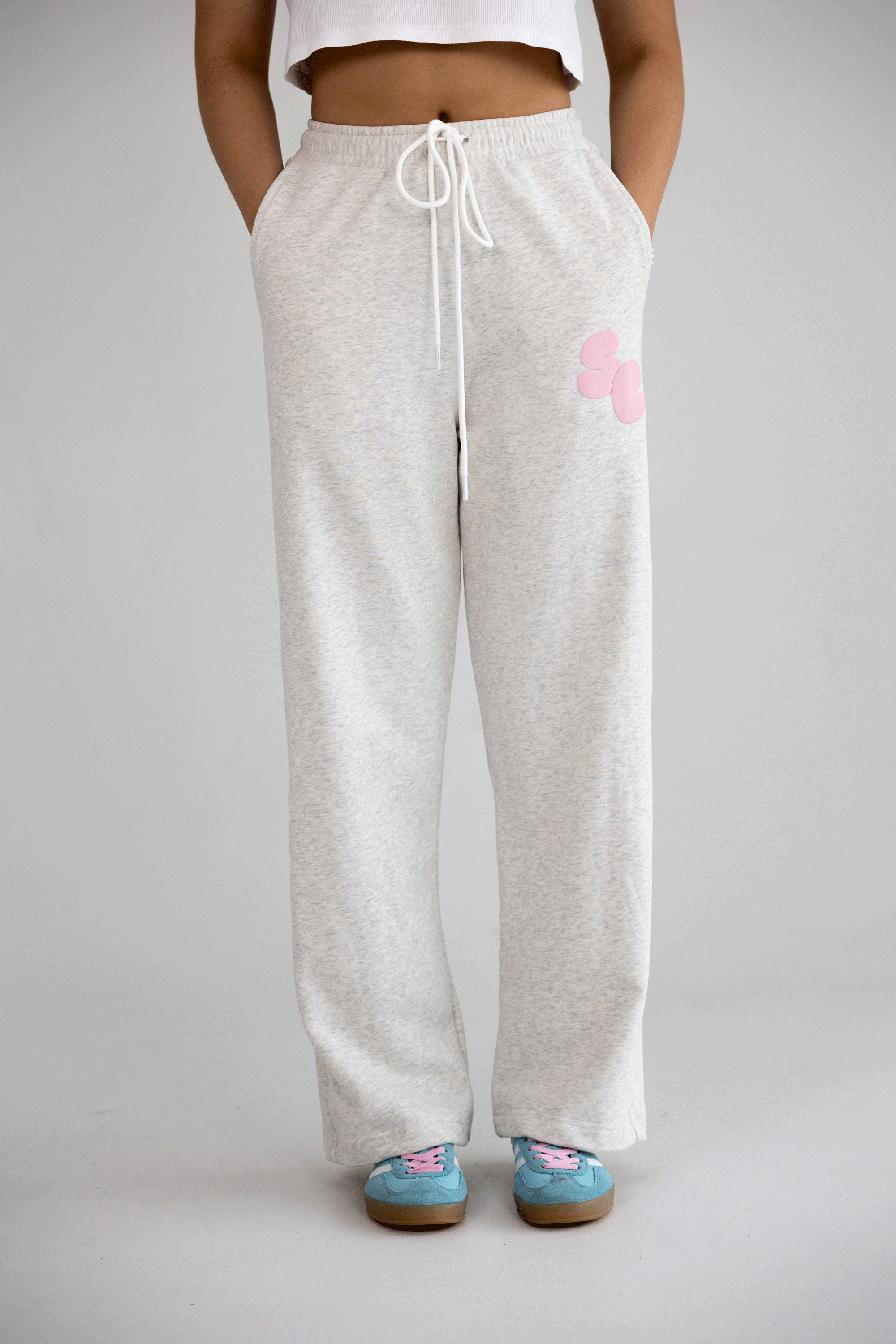 Fluffy discount track pants